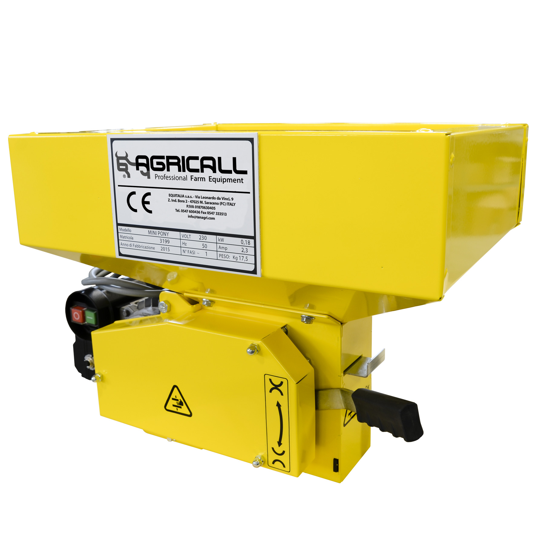 Graincrusher MINI PONY  230 Volt 0,18 Kw