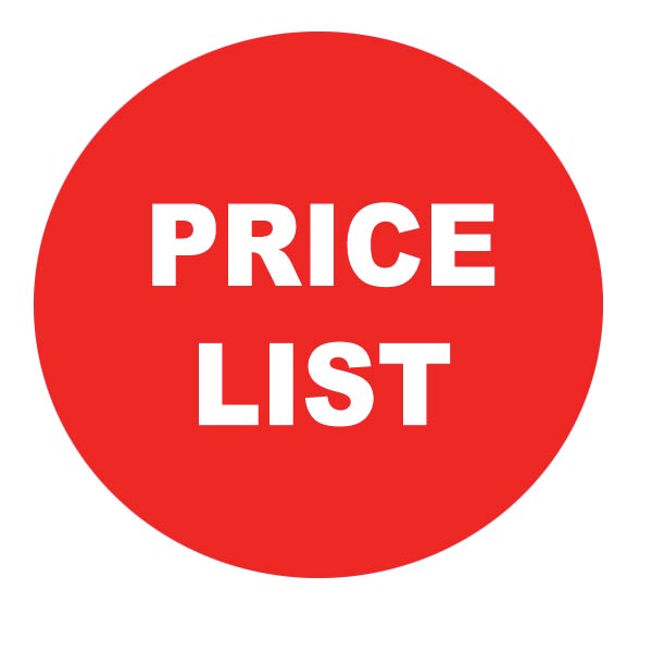 PRICE LIST